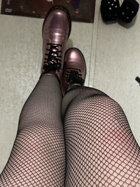 Metallic Vegan Doc Martens